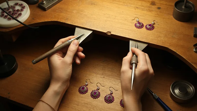 Bijoutier vs joaillier : qui crée les meilleures boucles d'oreilles rubis ?