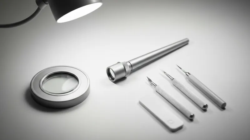 Évaluation de la santé des boucles d'oreilles rubis