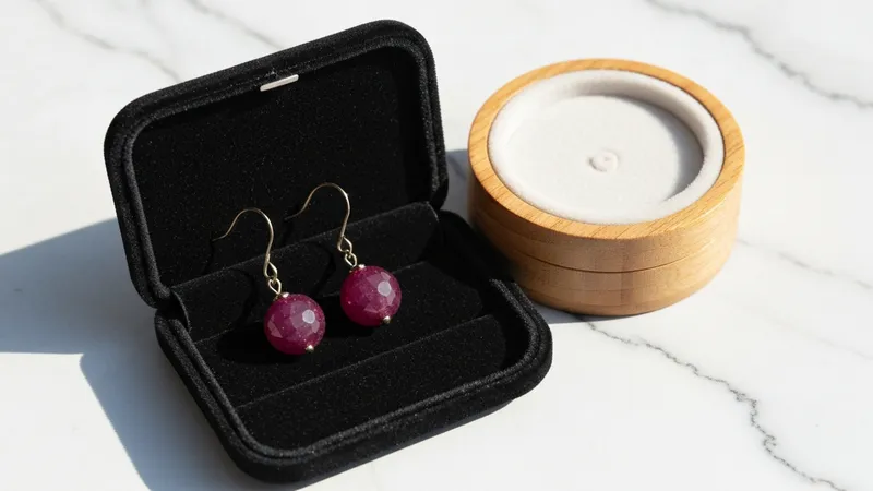 Protection pour boucles d'oreilles rubis : comment éviter les dommages