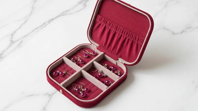 Rangement des boucles d'oreilles rubis : conseils pratiques