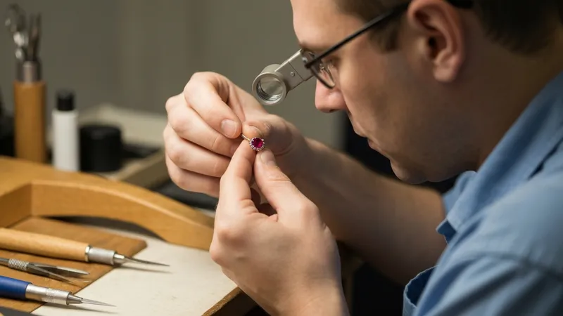 Réparation des boucles d'oreilles rubis : quand faire appel à un professionnel