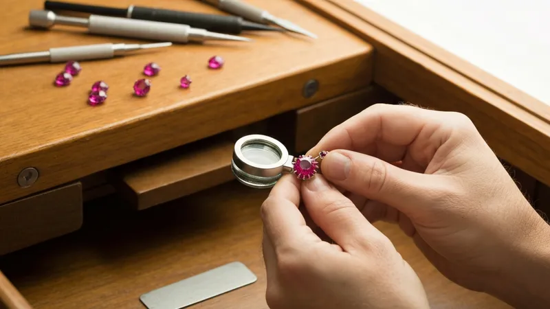 Retouches de boucles d'oreilles rubis : quand et pourquoi